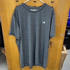 Adidas Men's Charcoal Gray Short Sleeve Tee Sz 3XL